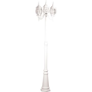 Artcraft Classico 3-Light Outdoor Post Light in White