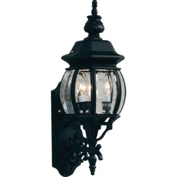 Artcraft Classico 3-Light Outdoor Wall Light in Black