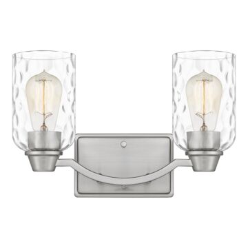 Acacia Two Light Bath in Brushed Nickel by Quoizel