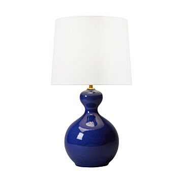 Antonina One Light Table Lamp in Blue Celadon by Visual Comfort Studio