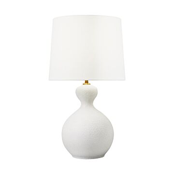 Antonina One Light Table Lamp in Marion White by Visual Comfort Studio