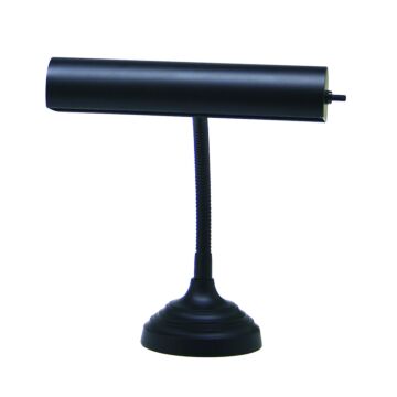 Advent 1-Light Piano with Desk Lamp in Black