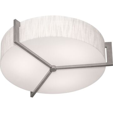 Apex LED Flush Mount in Jute Weathered Grey by AFX Lighting