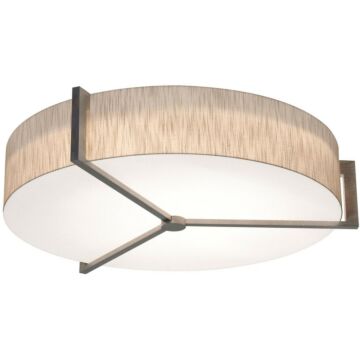 Apex LED Ceiling Mount in Jute Weathered Grey by AFX Lighting