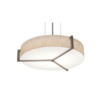 Apex Three Light Pendant in Satin Nickel by AFX Lighting