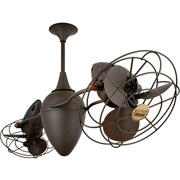 Ar Ruthiane 48 46" Ceiling Fan in Bronzette