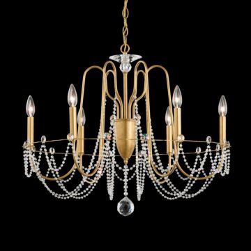 Esmery Six Light Chandelier in Aurelia by Schonbek