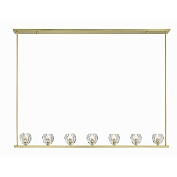 Aragon LED Chandelier in Soft Brass by Crystorama