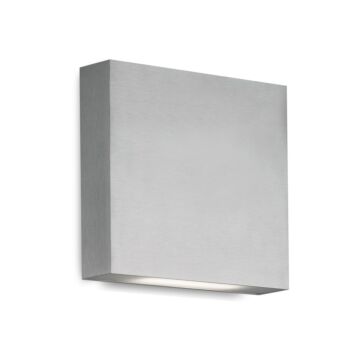 Mica LED Outdoor Wall Lantern in Brushed Nickel by Kuzco Lighting