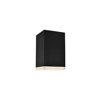 Avenue Outdoor LED Outdoor Flushmount in Black by Avenue Lighting