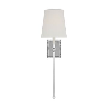 Baxley One Light Wall Sconce in Polished Nickel by Visual Comfort Studio