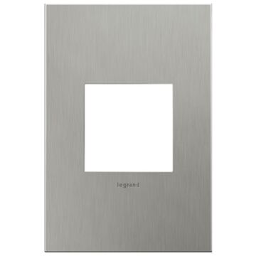  adorne Brushed Stainless SteelOpening Wall Plate