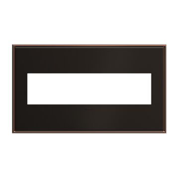 LeGrand adorne Oil Rubbed Bronze 4 Opening Wall Plate