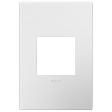 LeGrand adorne Gloss White 1 Opening Wall Plate