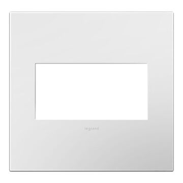 LeGrand adorne Gloss White 2 Opening Wall Plate