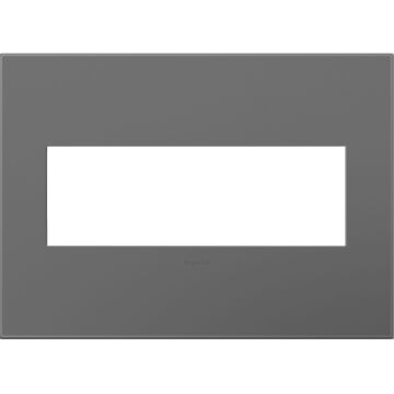 LeGrand adorne Magnesium 3 Opening Wall Plate