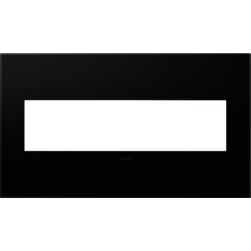 LeGrand adorne Black Ink 4 Opening Wall Plate