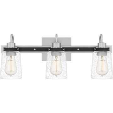 Axel 3-Light Bathroom Vanity Light in Brushed Nickel