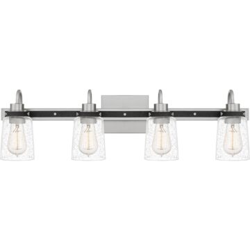 Axel 4-Light Bathroom Vanity Light in Brushed Nickel