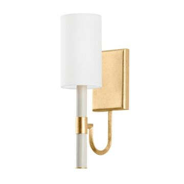 Gustine One Light Wall Sconce in Vintage Gold Leaf by Troy Lighting