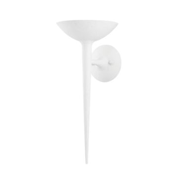 Cecilia One Light Wall Sconce in Gesso White by Troy Lighting