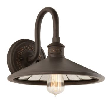 Troy Brooklyn 12 Inch Wall Sconce in Brooklyn Bronze