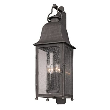 Larchmont Four Light Wall Lantern in Vintage Bronze by Troy Lighting