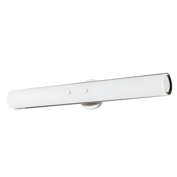 Titus LED Wall Sconce in Polished Nickel by Troy Lighting