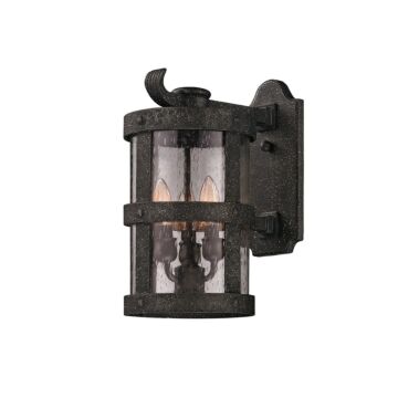 Barbosa Three Light Wall Lantern in Aged Pewter by Troy Lighting