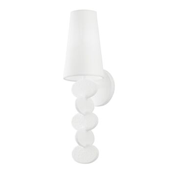 Ellios One Light Wall Sconce in Gesso White by Troy Lighting