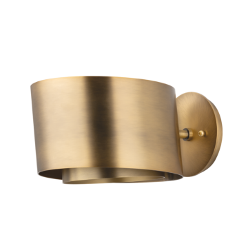 Roux One Light Wall Sconce in Patina Brass by Troy Lighting