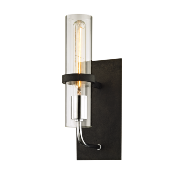 Xavier One Light Wall Sconce in Vintage Iron by Troy Lighting