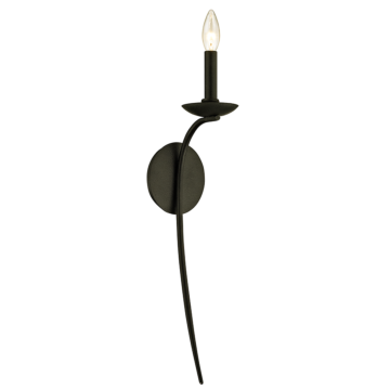 Troy Sawyer 27 Inch Wall Sconce in Forged Iron