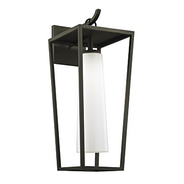 Mission Beach One Light Wall Lantern in Textured Black by Troy Lighting