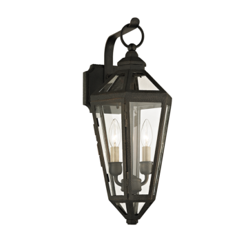 Calabasas Two Light Wall Lantern in Vintage Bronze by Troy Lighting