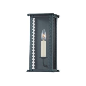 Zuma One Light Outdoor Wall Sconce in Verdigris by Troy Lighting