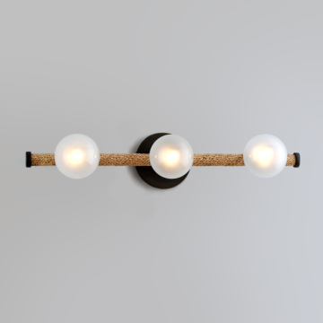 Troy Nomad 3 Light Bathroom Vanity Light in Classic Bronze