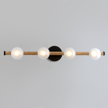 Troy Nomad 4 Light Bathroom Vanity Light in Classic Bronze