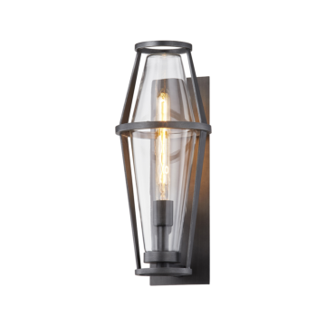 Prospect One Light Wall Sconce in Graphite by Troy Lighting