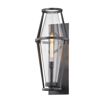 Prospect One Light Wall Sconce in Graphite by Troy Lighting