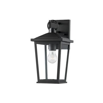 Soren One Light Outdoor Wall Sconce in Textured Black by Troy Lighting