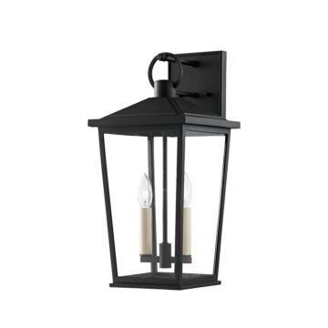 Soren Two Light Outdoor Wall Sconce in Textured Black by Troy Lighting