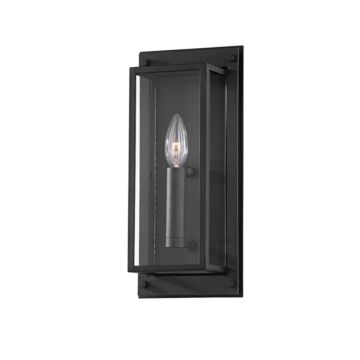 Winslow One Light Outdoor Wall Sconce in Textured Black by Troy Lighting