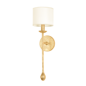 Osmond One Light Wall Sconce in Vintage Gold Leaf by Troy Lighting