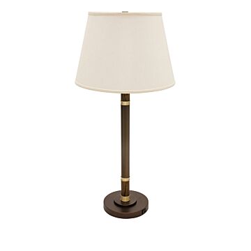  Barton Table Lamp in Chestnut Bronze with Satin Brass