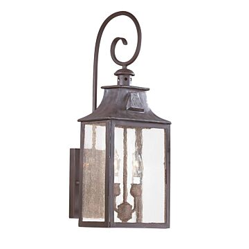 Troy Newton 2 Light 23 Inch Outdoor Wall Light in Old Bronze