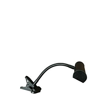 Battery Clip On 1-Light LED Clip On in Black