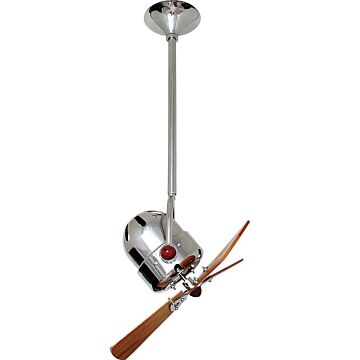 Bianca Direcional 16" Ceiling Fan in Polished Chrome