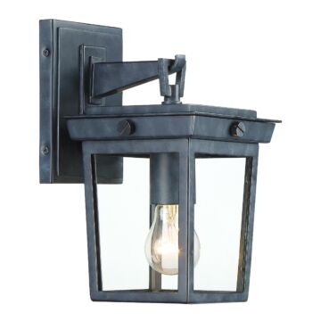 Belmont One Light Outdoor Wall Sconce in Graphite by Crystorama