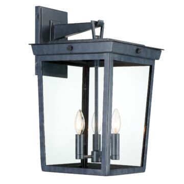 Belmont Three Light Outdoor Wall Sconce in Graphite by Crystorama